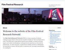 Tablet Screenshot of filmfestivalresearch.org